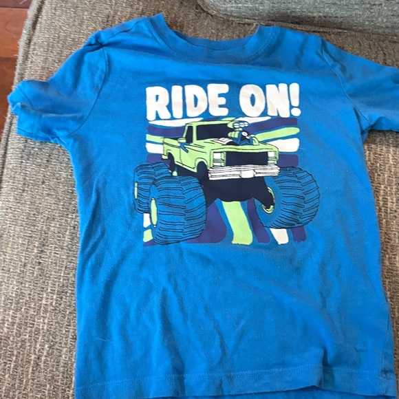 Carter's Blue 'Ride On' Monster Truck Tee - Picture 1 of 1